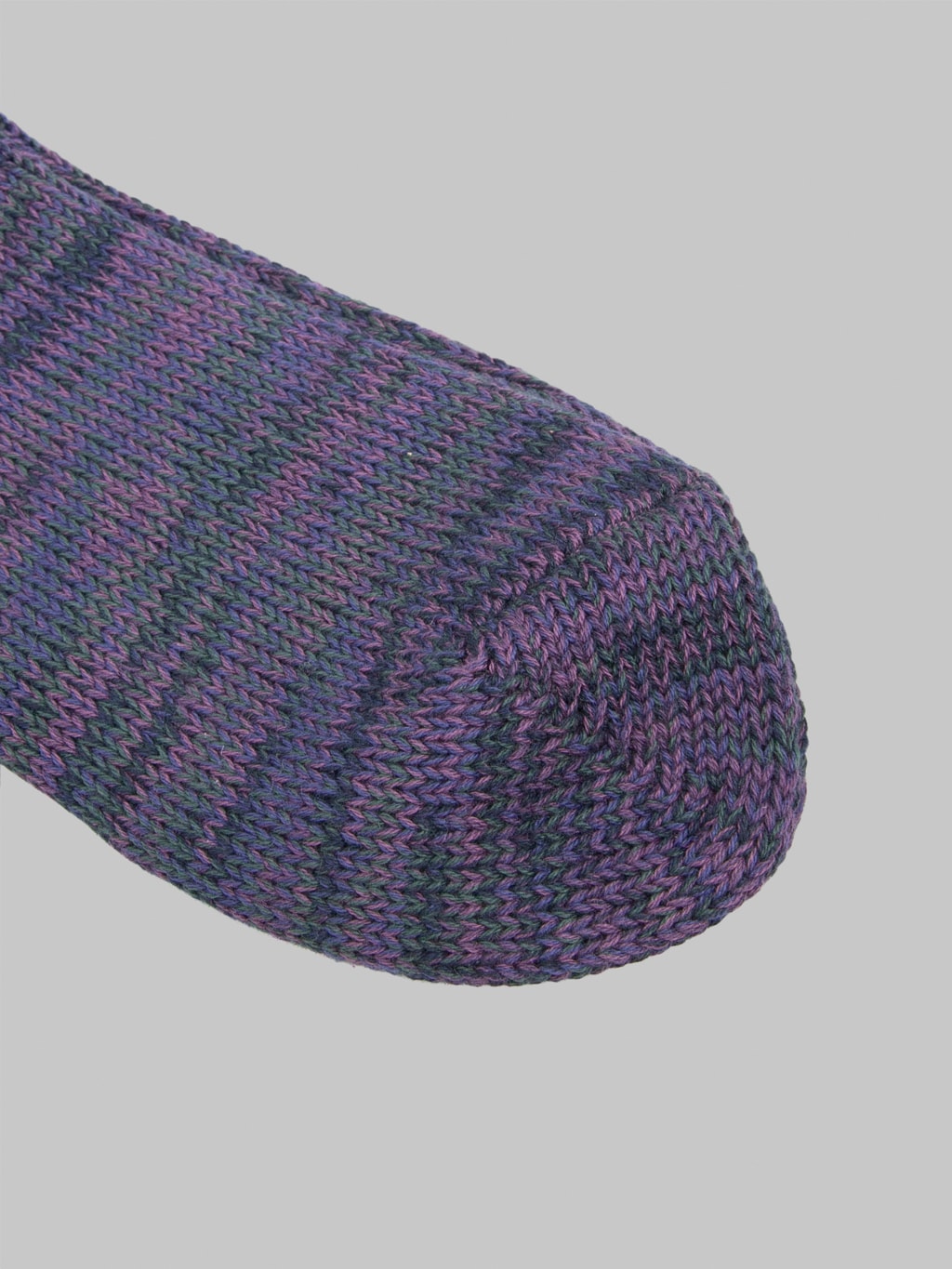 Anonymous Ism 5 Colour Mix Crew Socks Dark Violet