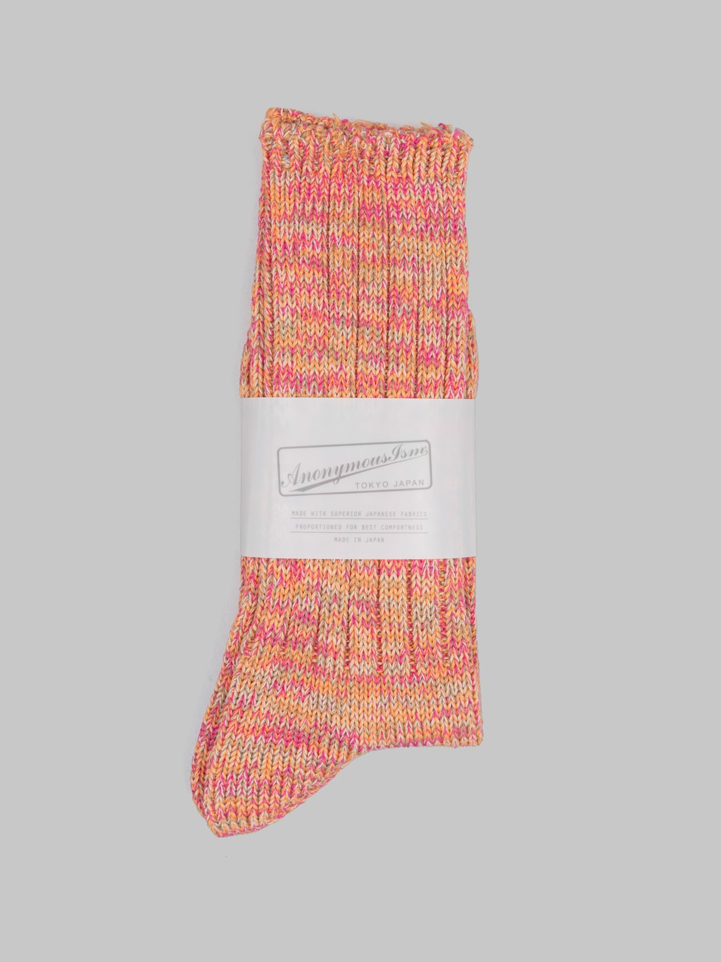 anonymous ism 5Color Mix Crew socks orange