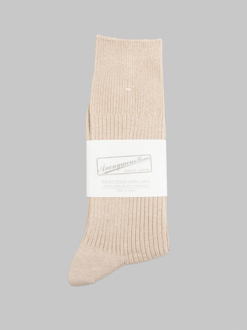 Anonymous Ism Brilliant Crew Socks Beige