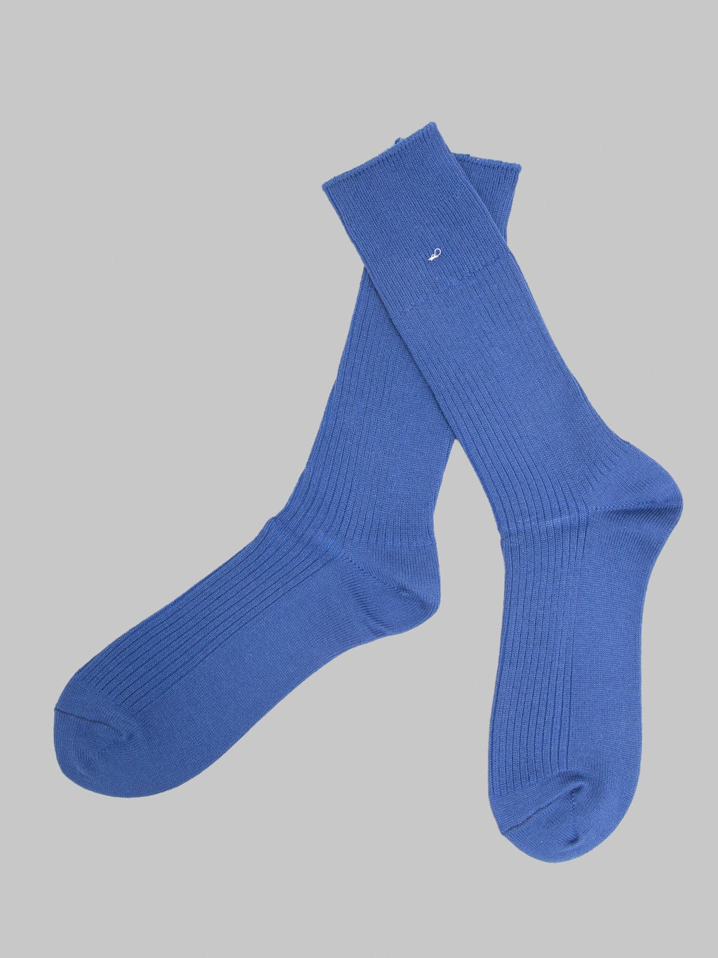 Anonymous Ism Brilliant Crew Socks Navy Melange