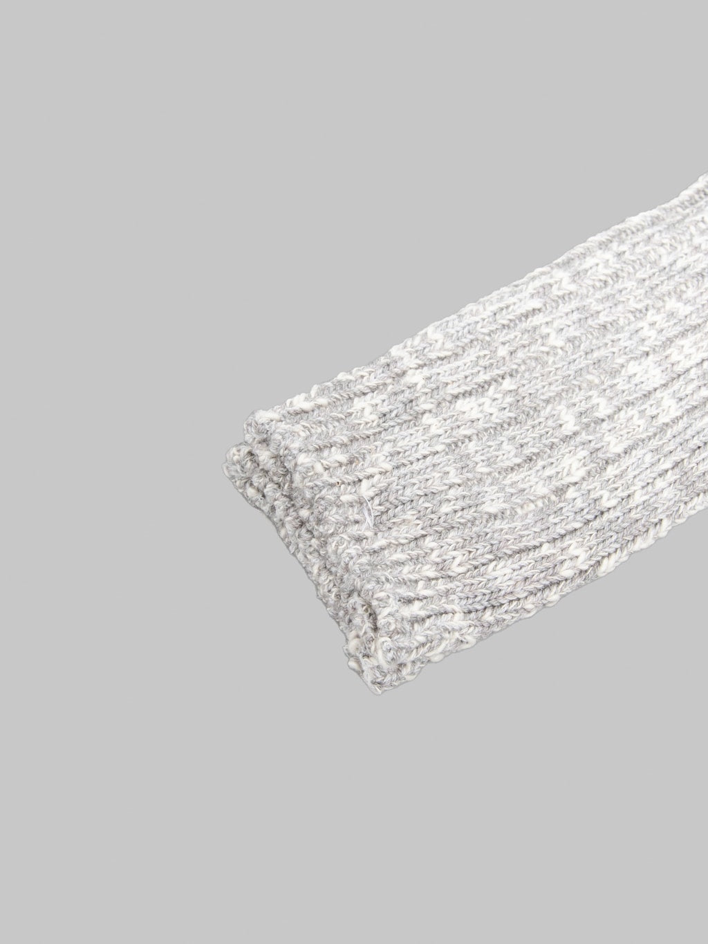 Anonymous Ism Classic Slub Crew Socks Medium Grey