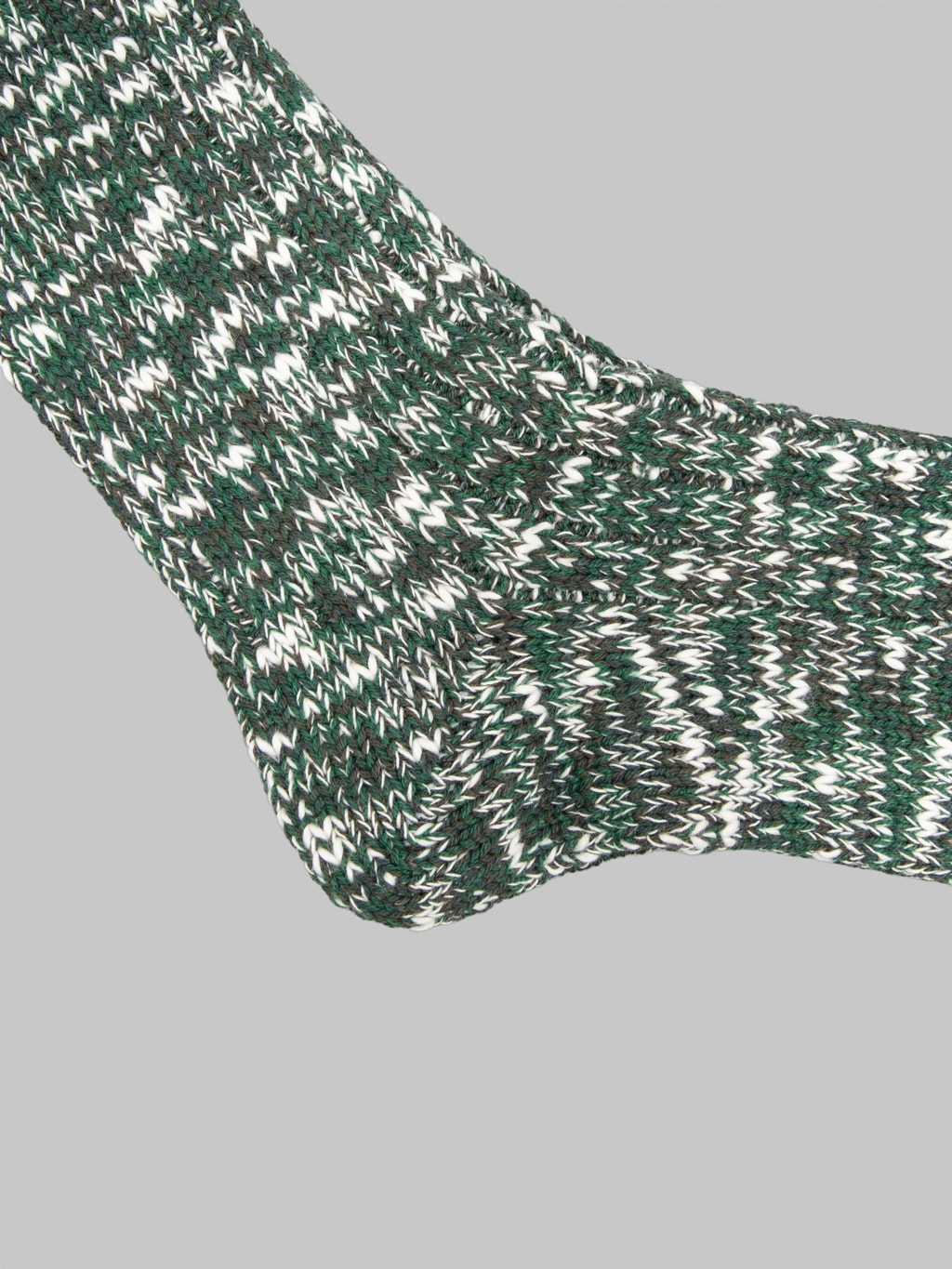 Anonymous Ism Classic Slub Crew Socks Moss