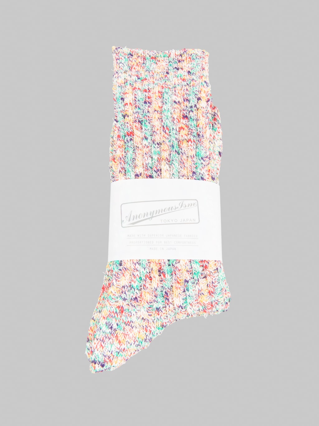 Anonymous Ism Homespan Art Yarn Crew Socks Multi