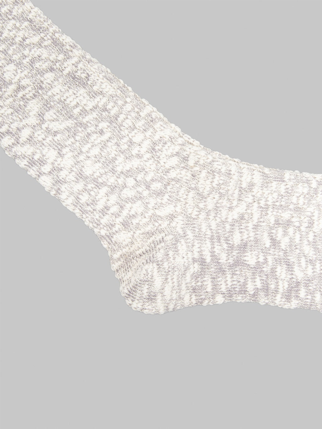 Anonymous Ism Light Weight Slub Crew Socks Medium Grey