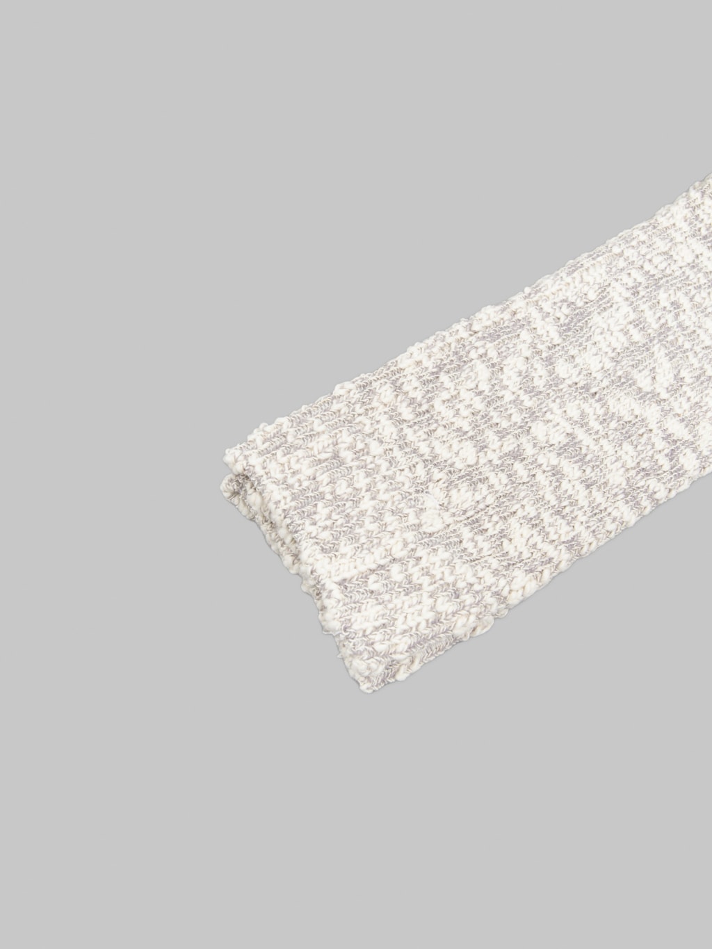 Anonymous Ism Light Weight Slub Crew Socks Medium Grey