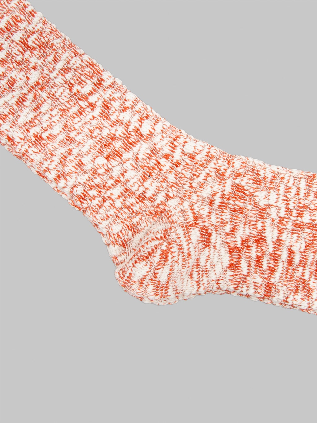 Anonymous Ism Light Weight Slub Crew Socks Teracotta