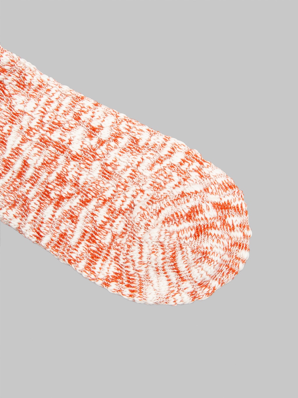 Anonymous Ism Light Weight Slub Crew Socks Teracotta