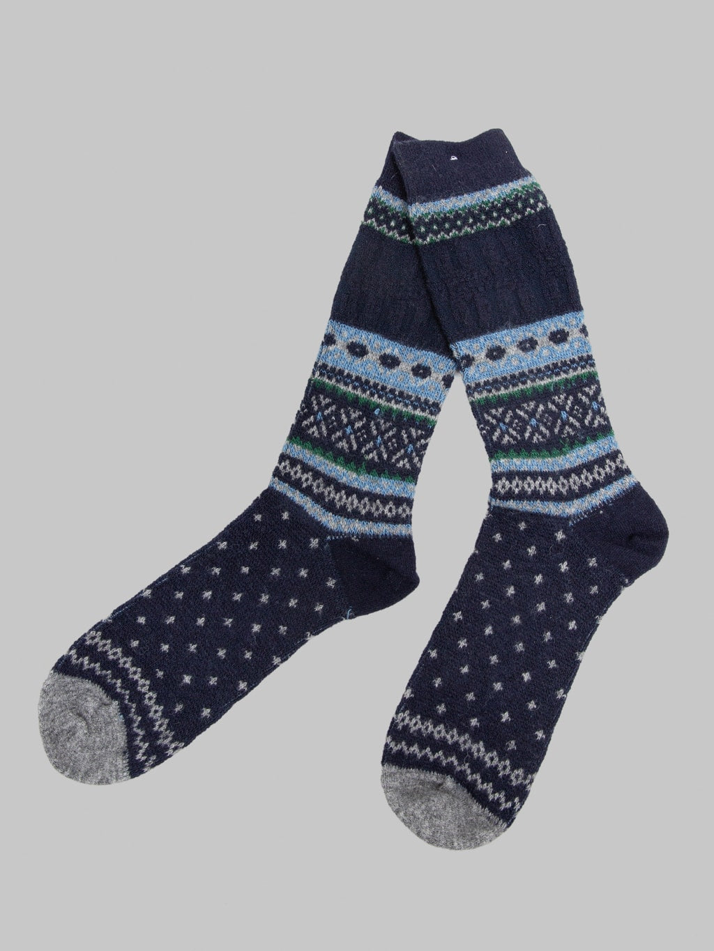 Anonymous Ism Snow Pattern JQ Crew Navy