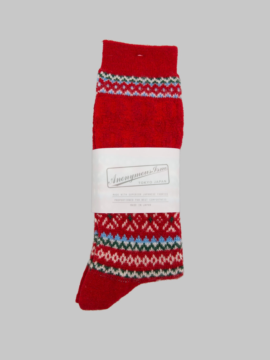 Anonymous Ism Snow Pattern JQ Crew Red