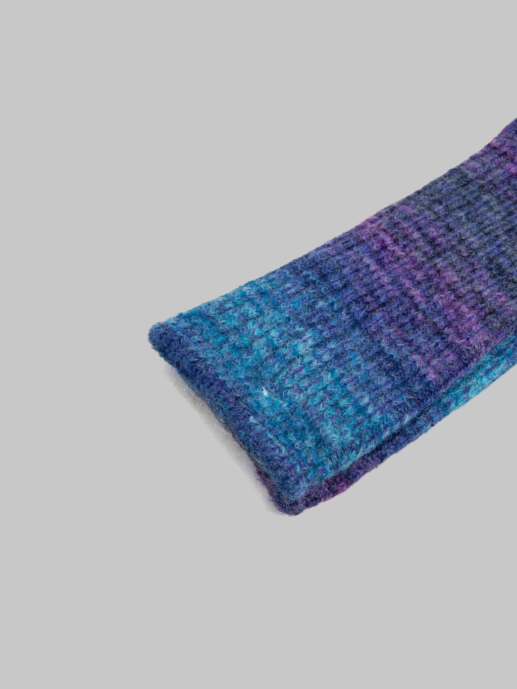 Anonymous Ism Splash Pattern Crew Socks Indigo