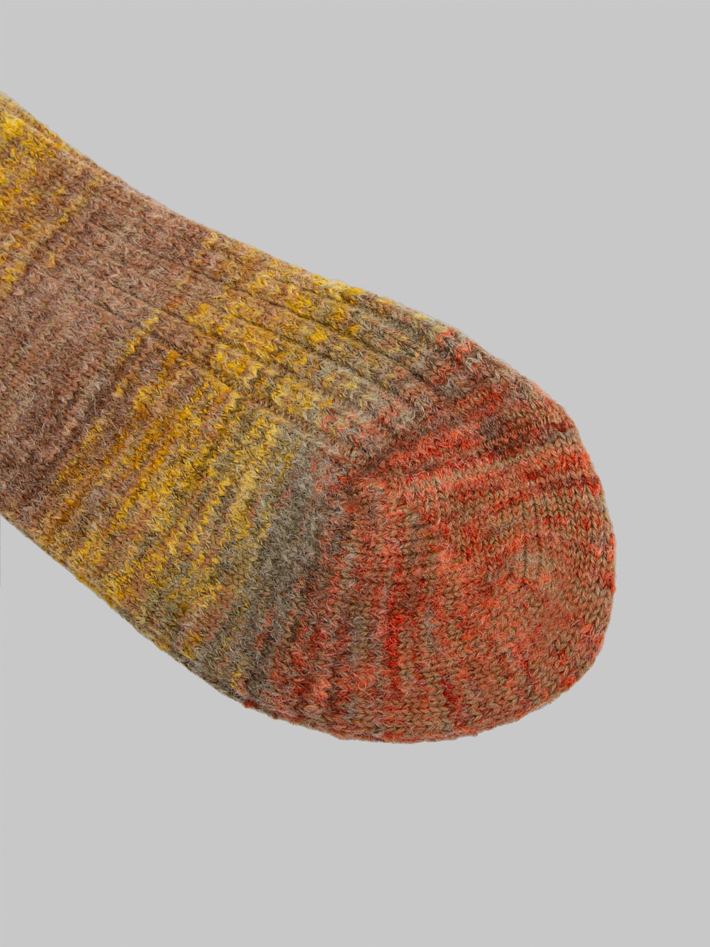 Anonymous Ism Splash Pattern Crew Socks Mustard