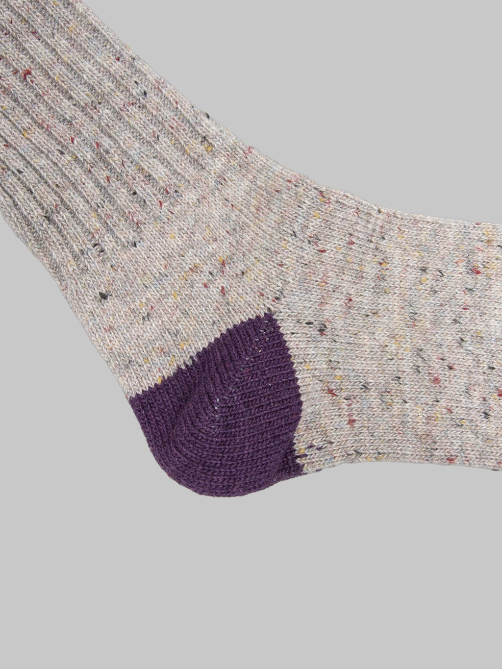 Anonymous Ism Tweed Nep Crew Socks Grey
