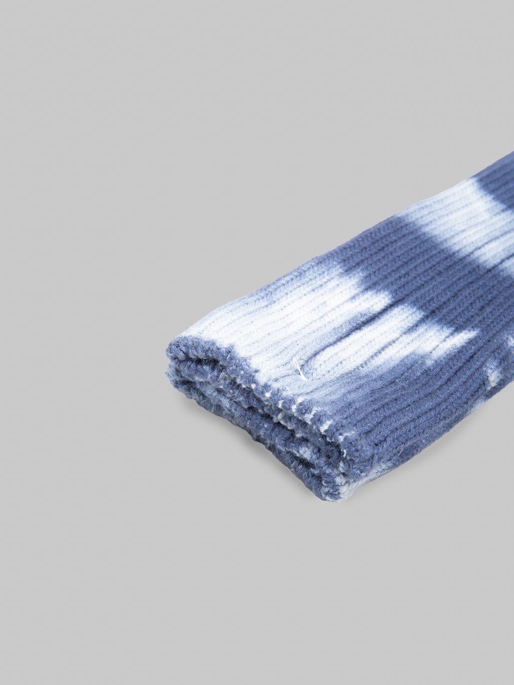 Anonymous Ism Uneven Dyed Crew Socks Navy