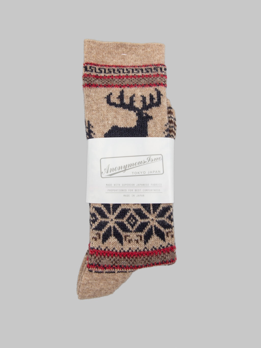 Anonymous Ism Wool Deer Snow JQ Crew Beige