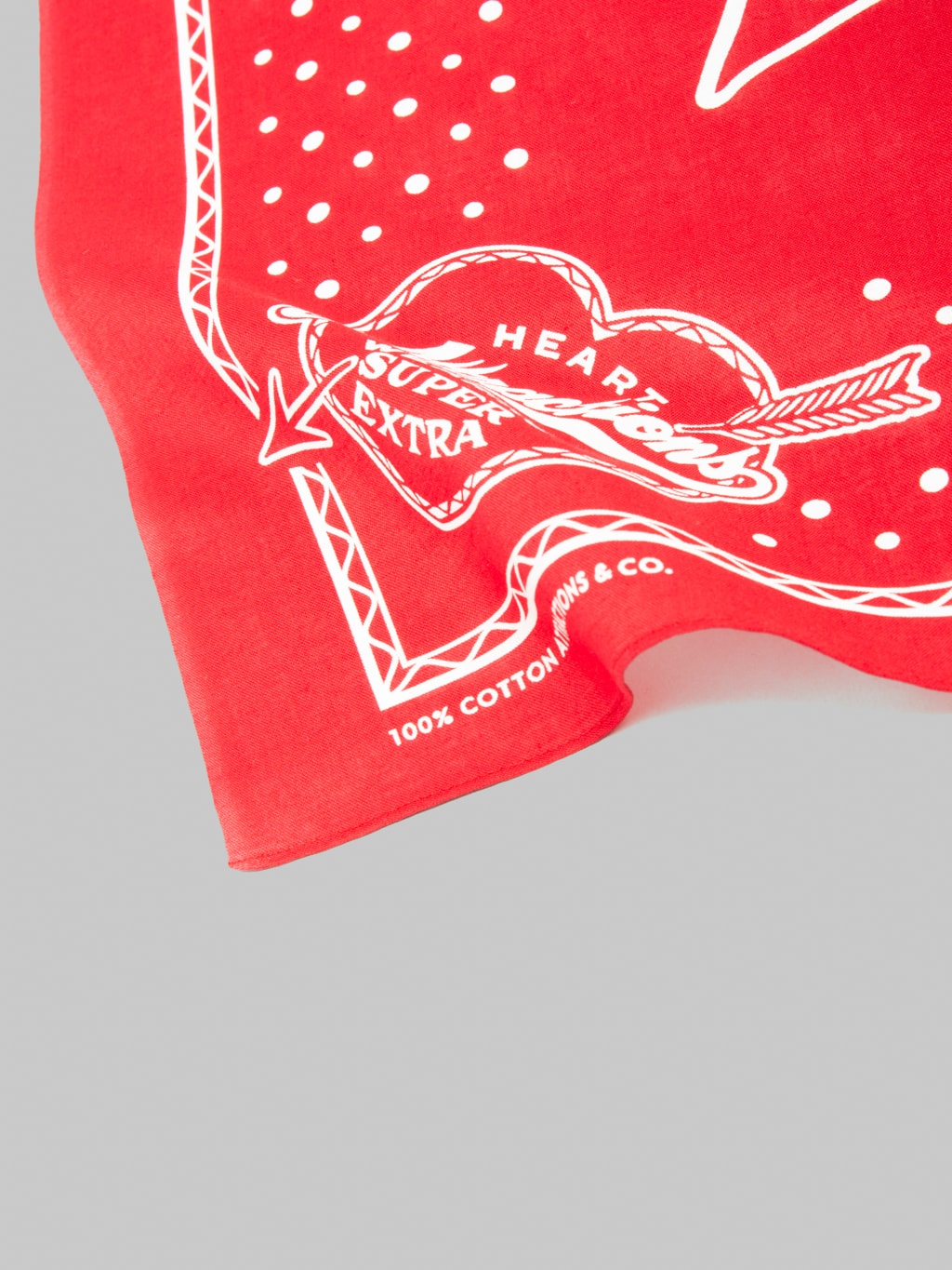 Attractions Heart Attractions Bandana Red