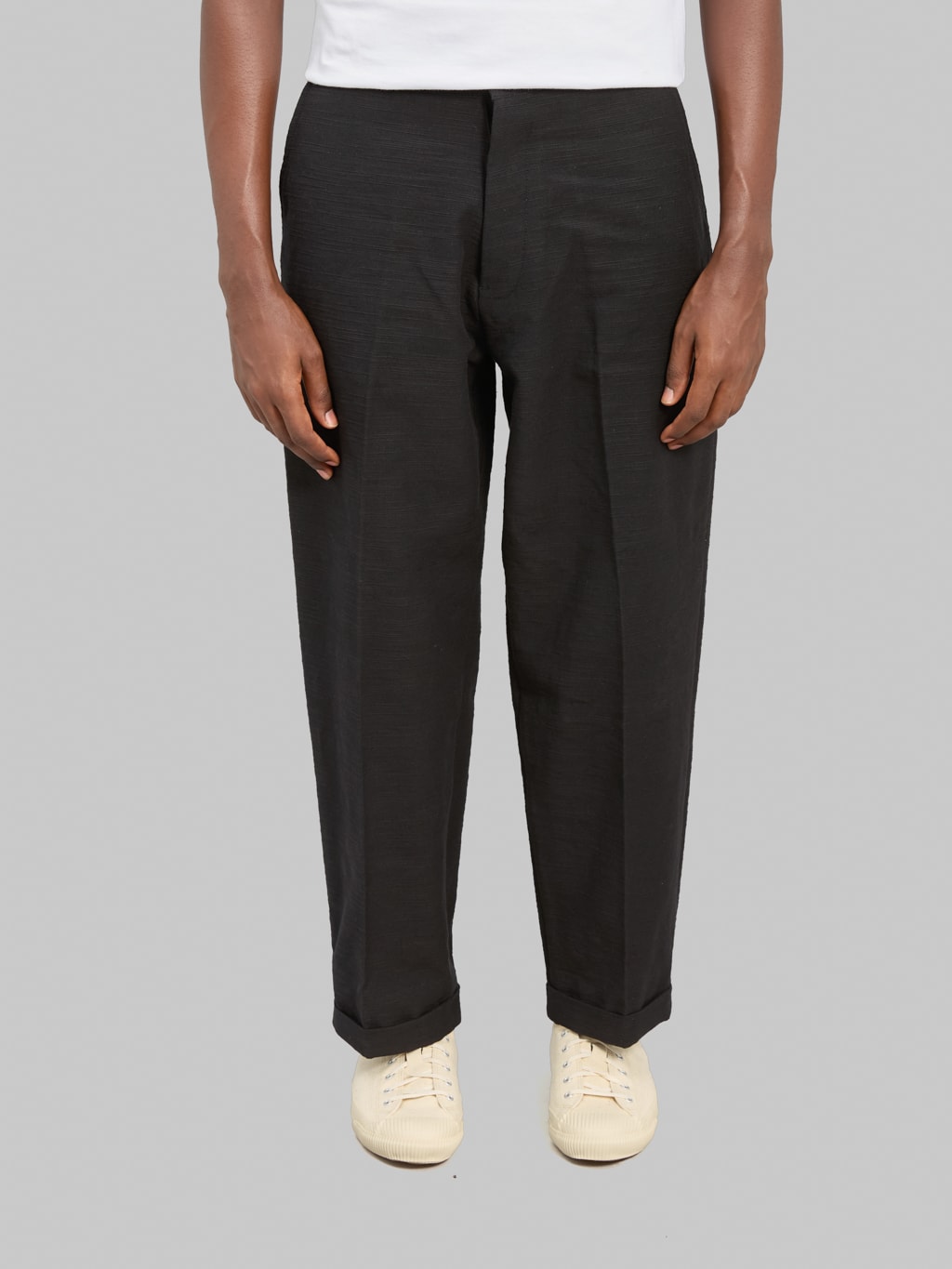 Attractions Wearmasters Lot.720CL Heritage Trousers Classic Cotton Linen Black