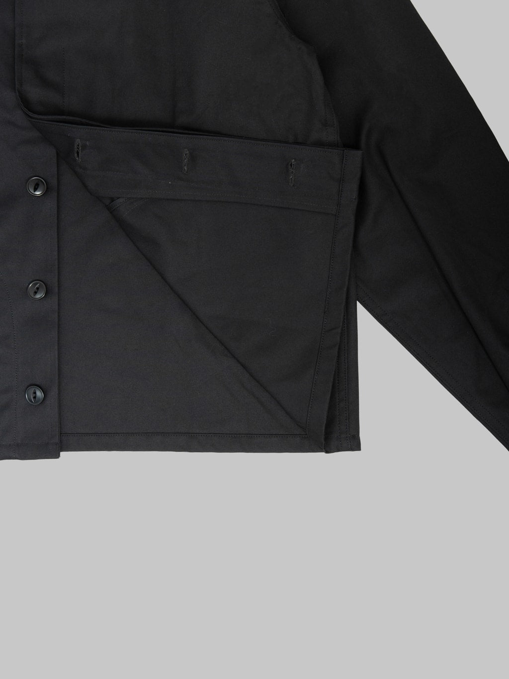 Attractions Wearmasters Lot.923 Smock Button Jacket Black