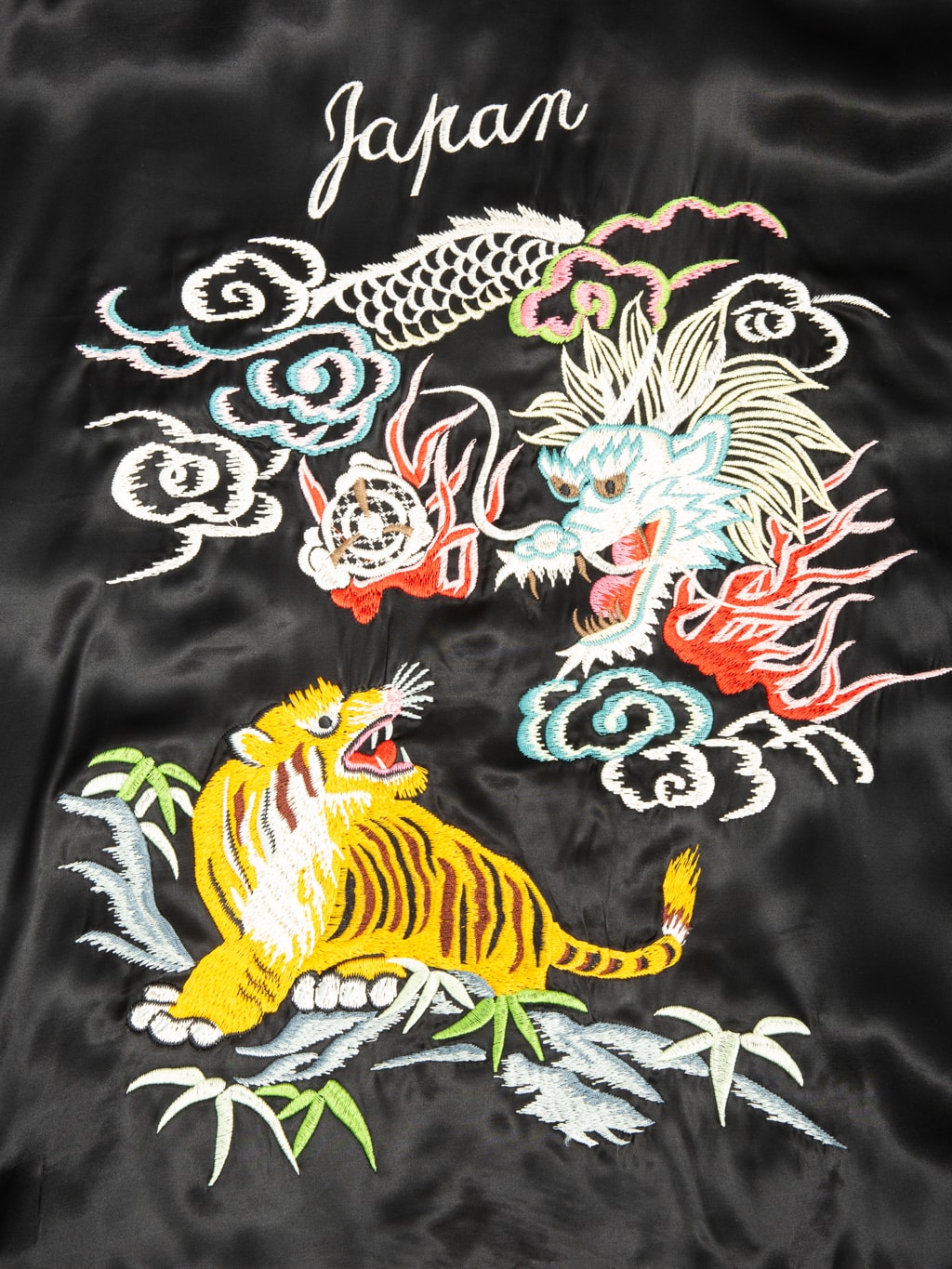 Attractions Wearmasters Lot.873 Souvenir Rayon Jacket Black