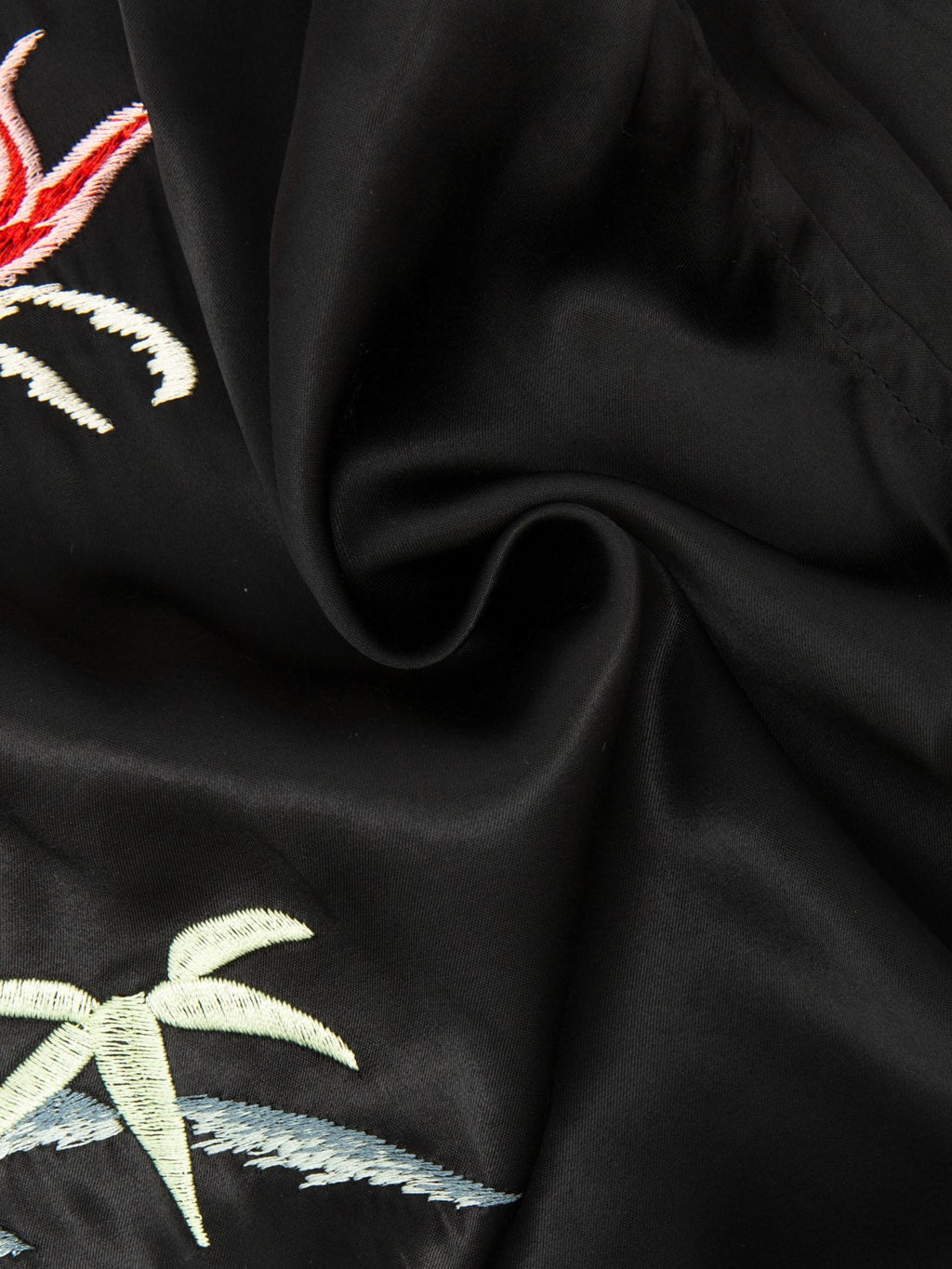 Attractions Wearmasters Lot.873 Souvenir Rayon Jacket Black