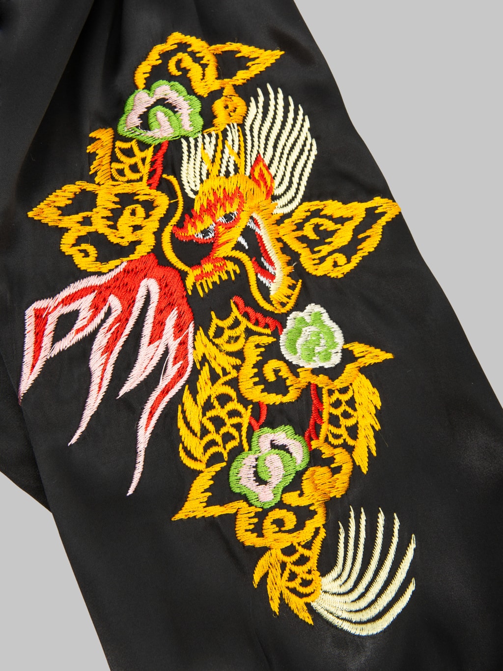 Attractions Wearmasters Lot.873 Souvenir Rayon Jacket Black