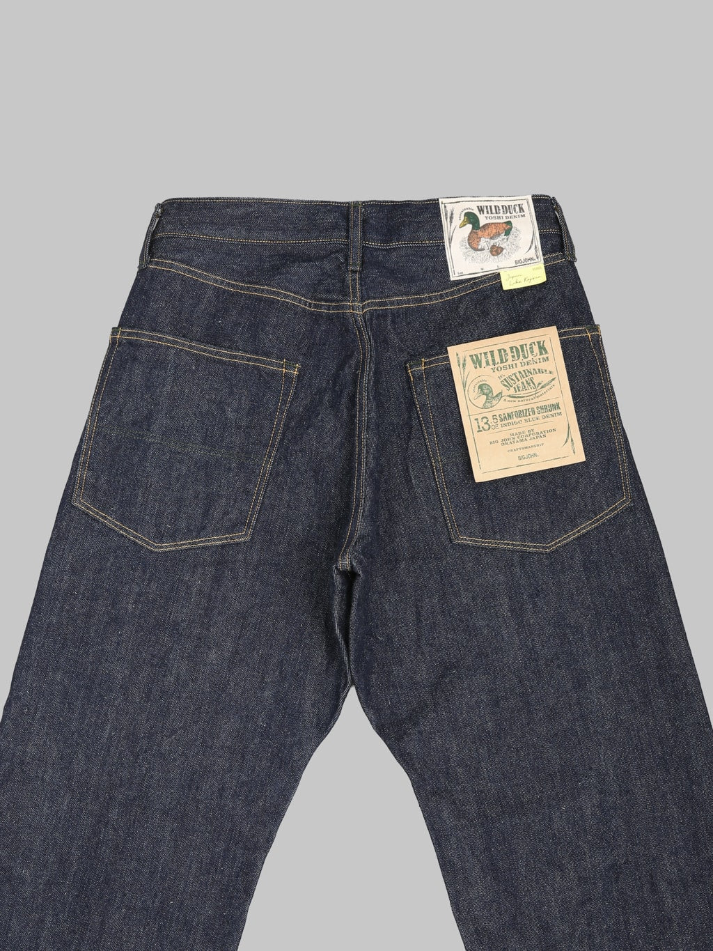 Big John M1011RC 13.5oz "Yoshidenim" Green Label Wild Duck Wide Straight Jeans