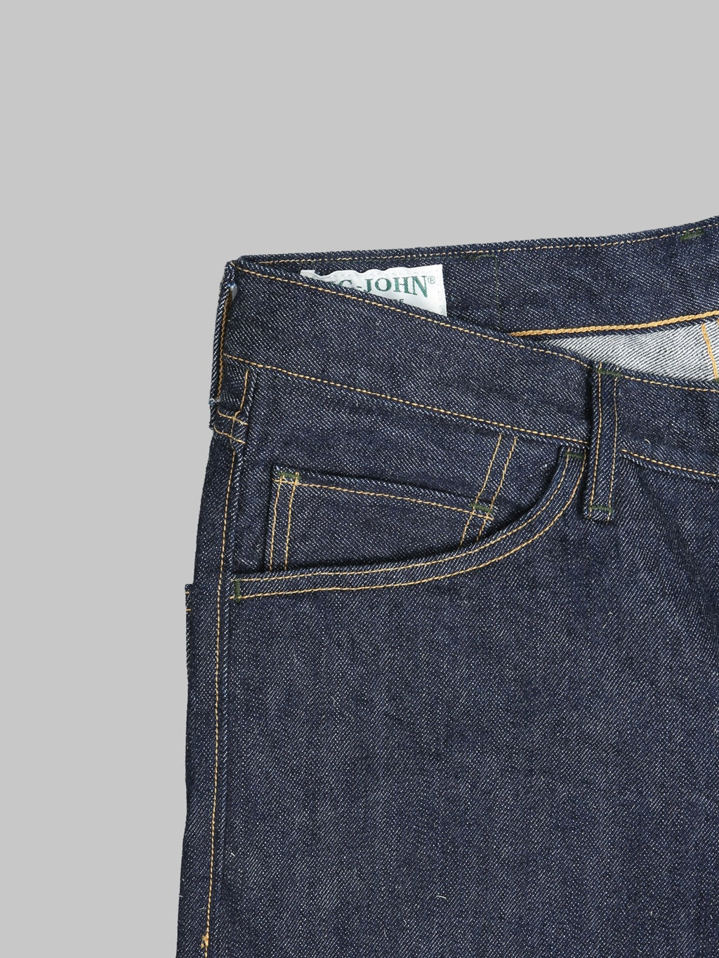 Big John M1011RC 13.5oz "Yoshidenim" Green Label Wild Duck Wide Straight Jeans