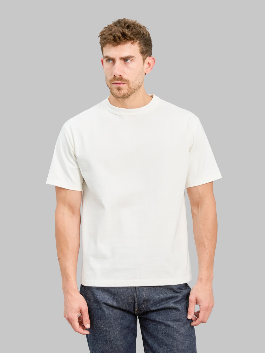 Big John MGTS01M Magnum Weight Heavyweight T-Shirt White | Japan