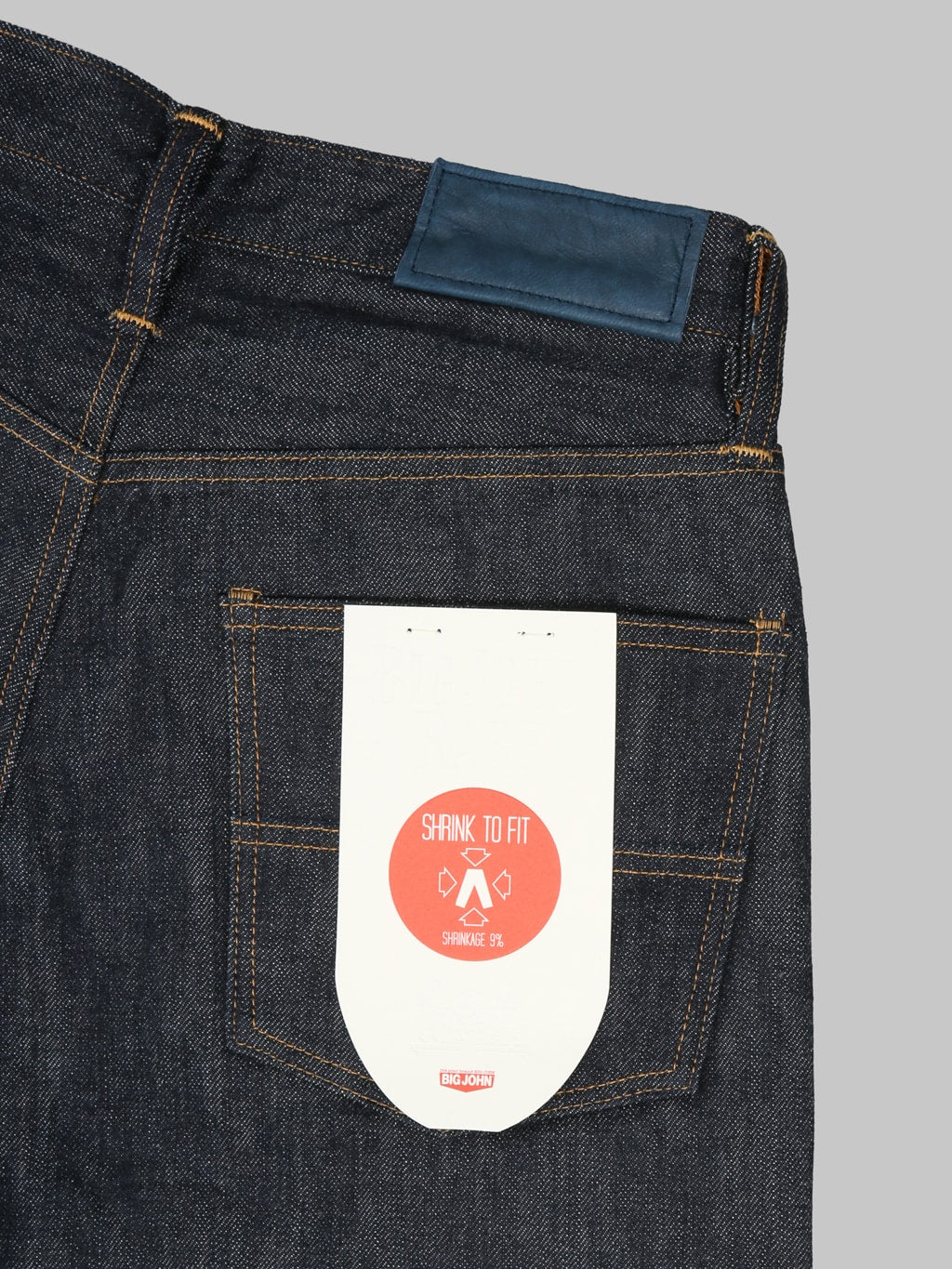 Big John R008  Rare Straight Fit Jeans  pocket flasher