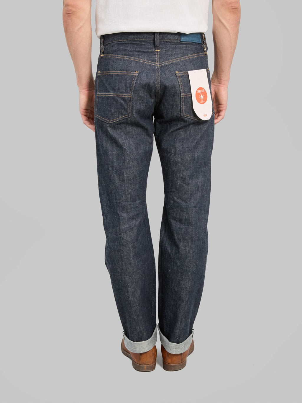 Big John R008  Rare Straight Fit Jeans back look