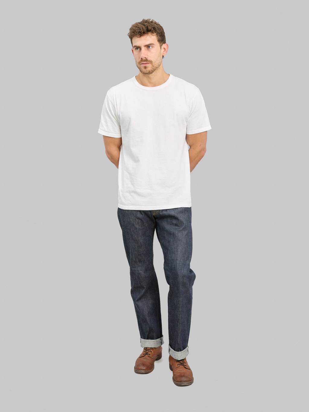 Big John R008  Rare Straight Fit Jeans styled