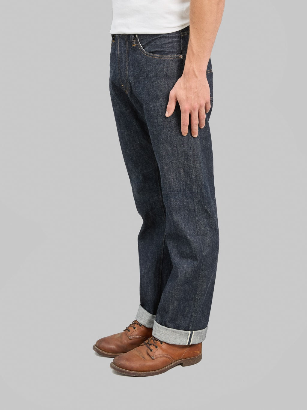 Big John R008  Rare Straight Fit Jeans  side look