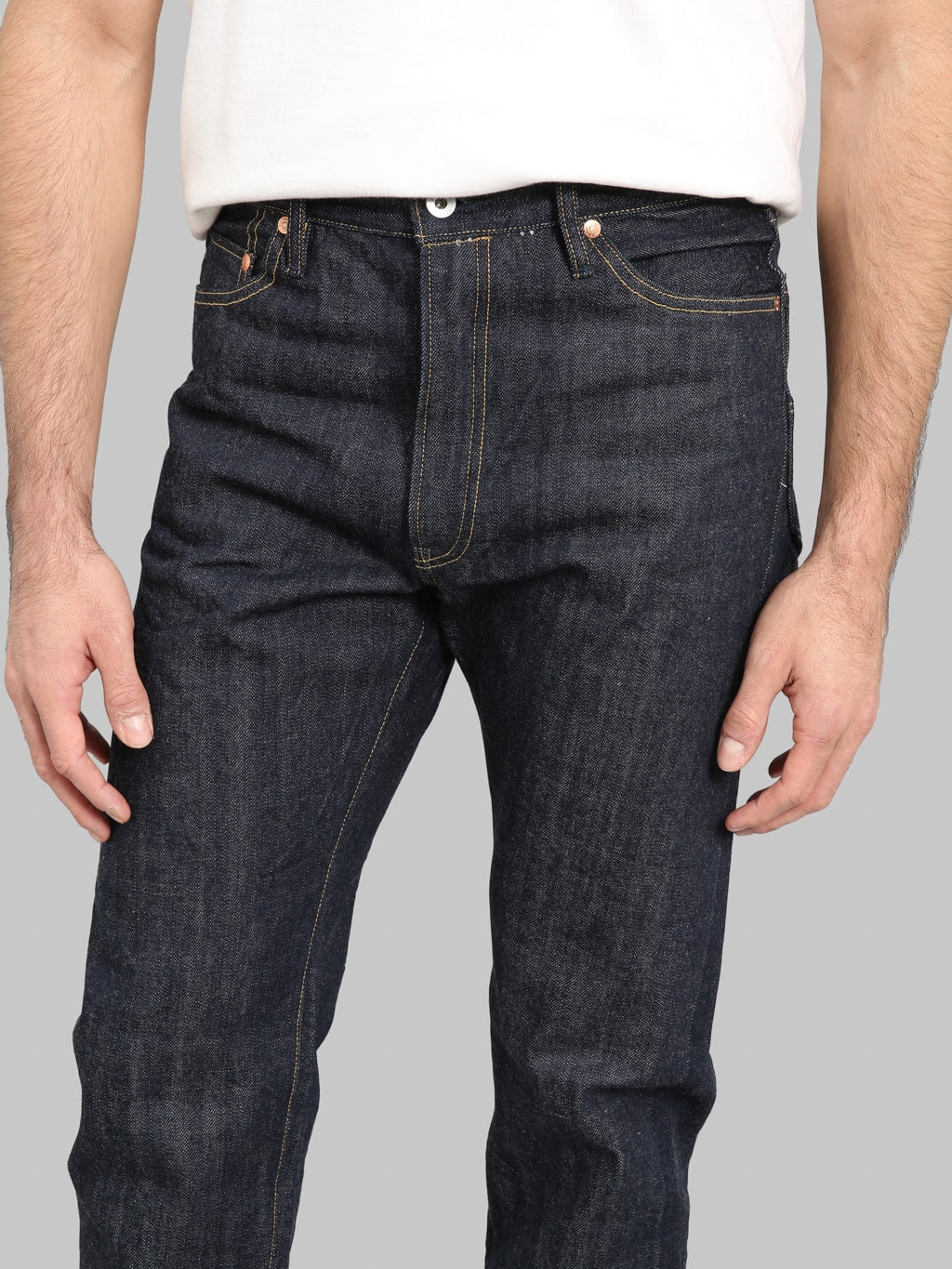 Big John XX002 15.8oz XXXX-Extra Slim Straight Jeans - Redcast Heritage Co.