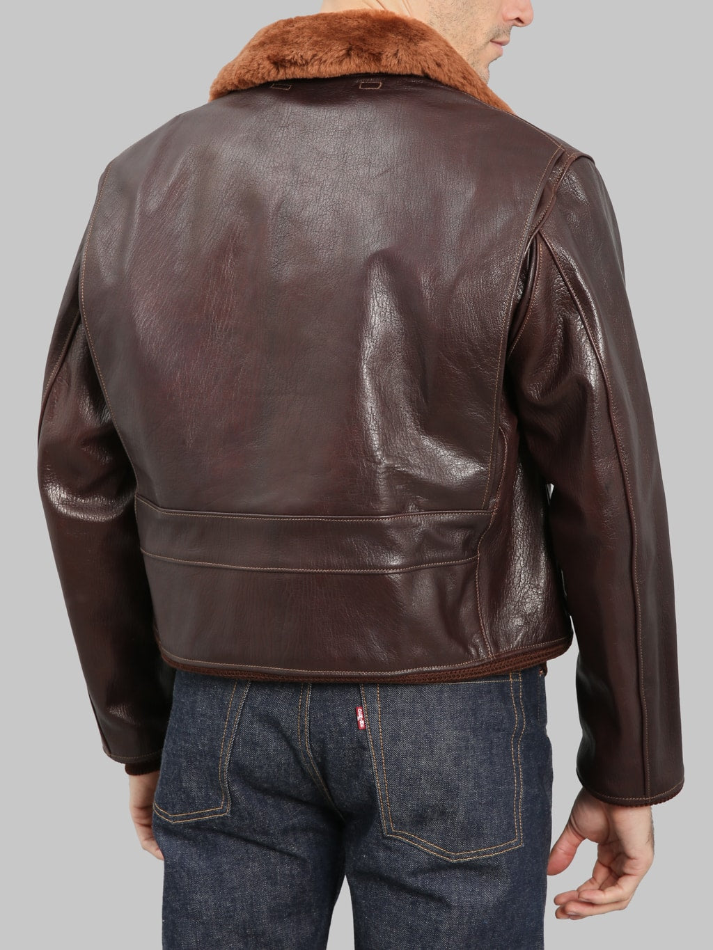 Buzz Rickson's BR80661 AN6552 "American Sportswear Co." Jacket Dark Brown - Redcast Heritage Co.