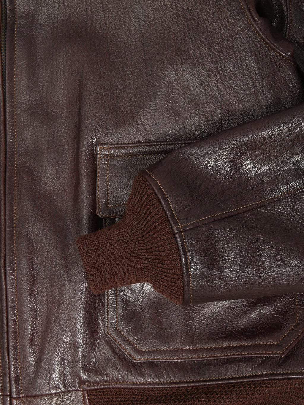 Buzz Rickson's BR80661 AN6552 "American Sportswear Co." Jacket Dark Brown - Redcast Heritage Co.