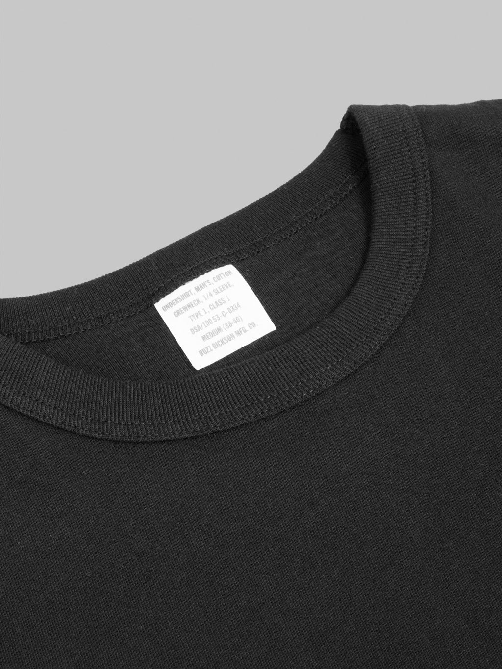 Buzz Rickson's BR78960 "Government Issue" Package T-Shirt Black