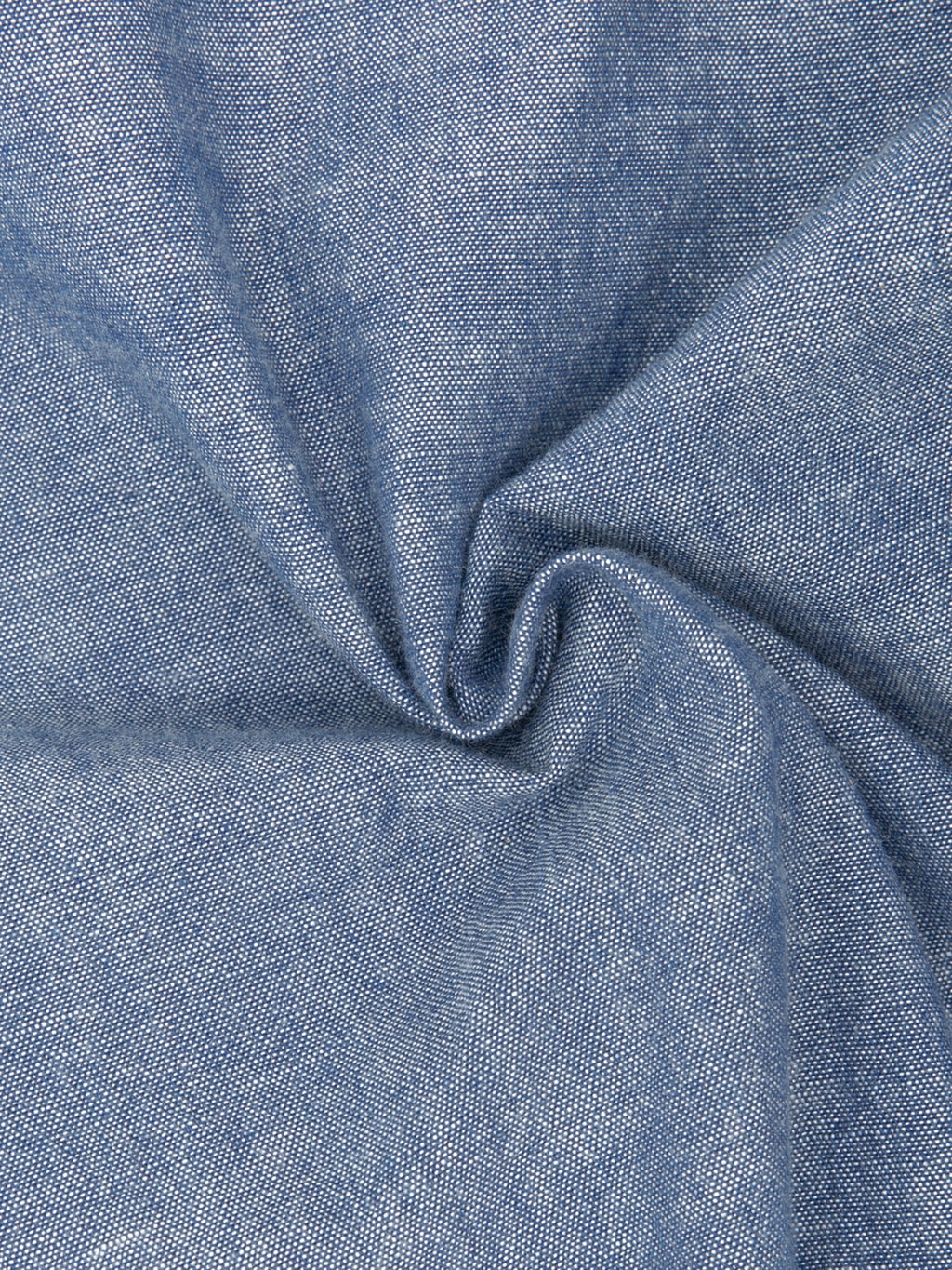Buzz Rickson's BR35856 Chambray Short Sleeve Work Shirt Blue
