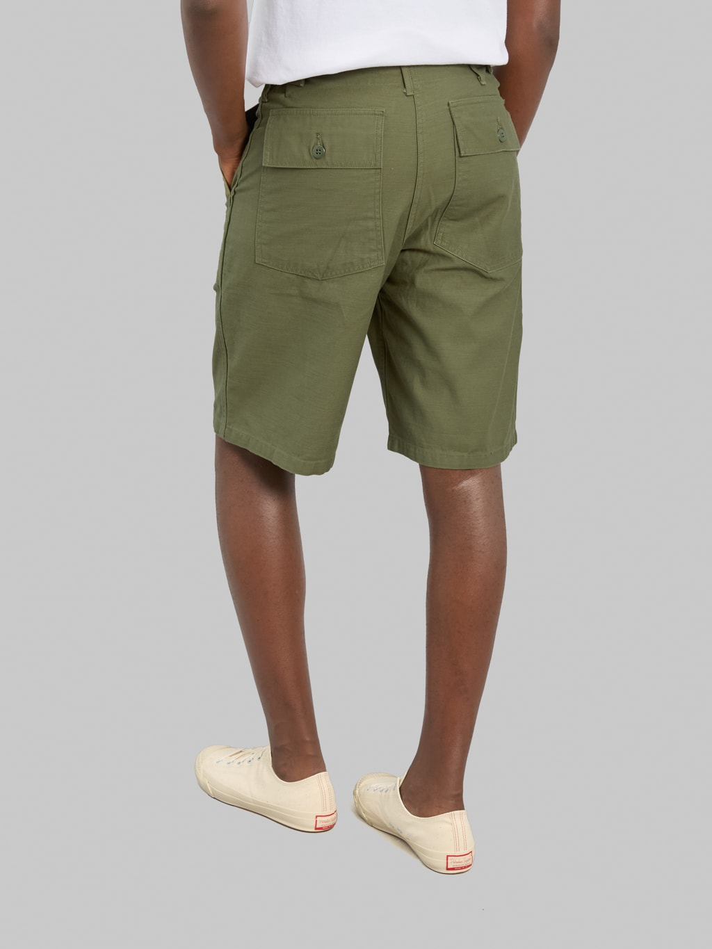 Buzz Rickson's BR51735 Cotton Sateen OG 107 Type I Class Shorts Olive