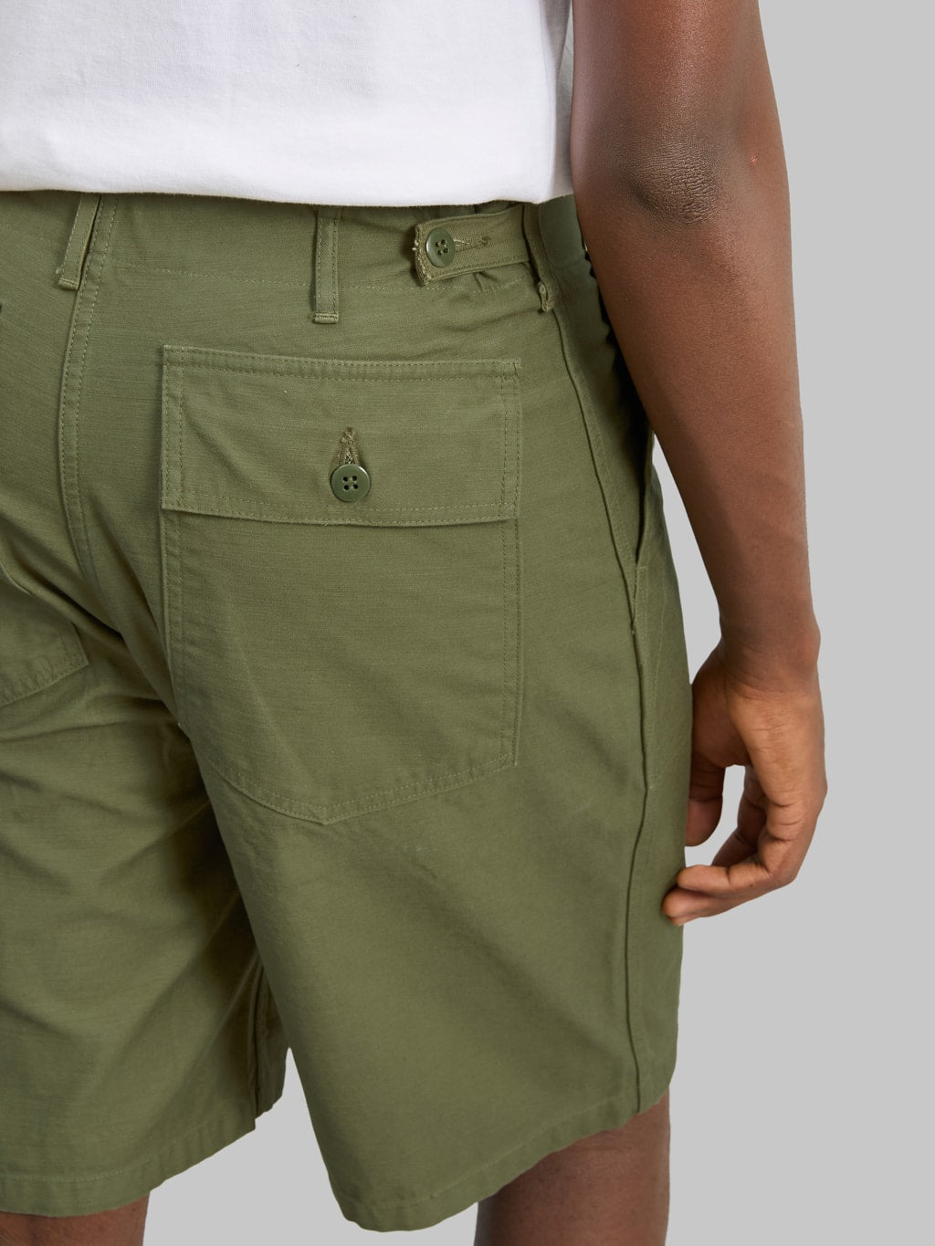 Buzz Rickson's BR51735 Cotton Sateen OG 107 Type I Class Shorts Olive