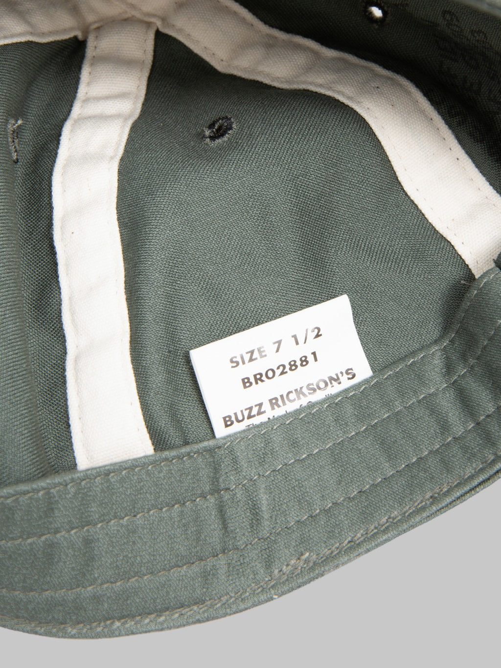 Buzz Rickson's BR02881 Field Man's Cap Sage Green