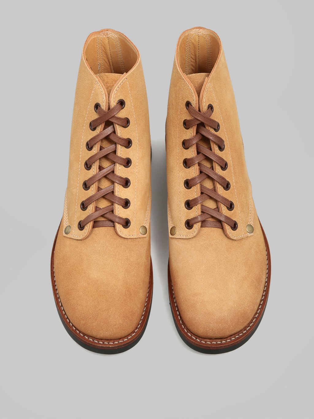 Buzz Rickson's BR02800 M-43 Service Shoes Camel - Redcast Heritage Co.