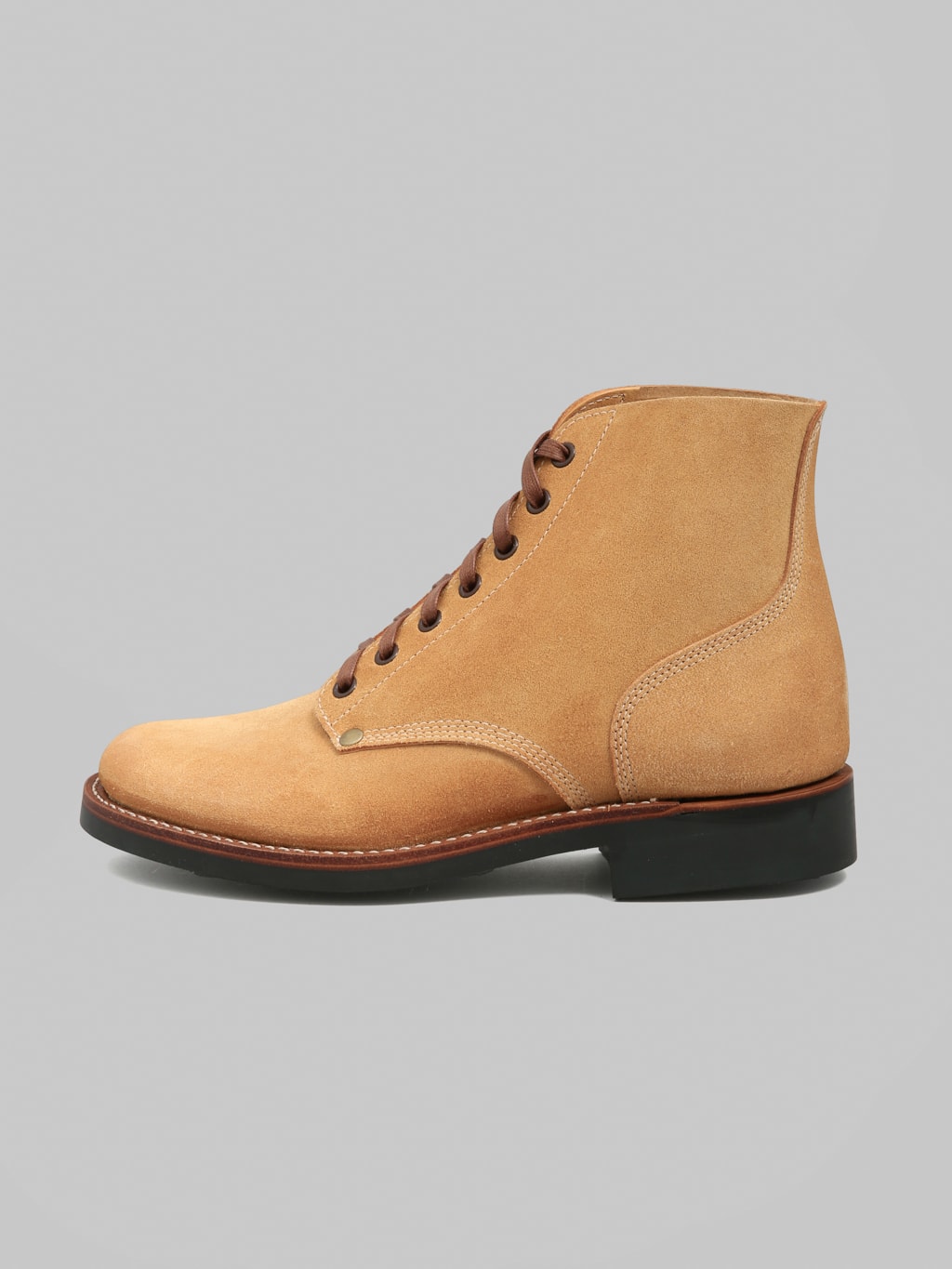 Buzz Rickson's BR02800 M-43 Service Shoes Camel - Redcast Heritage Co.