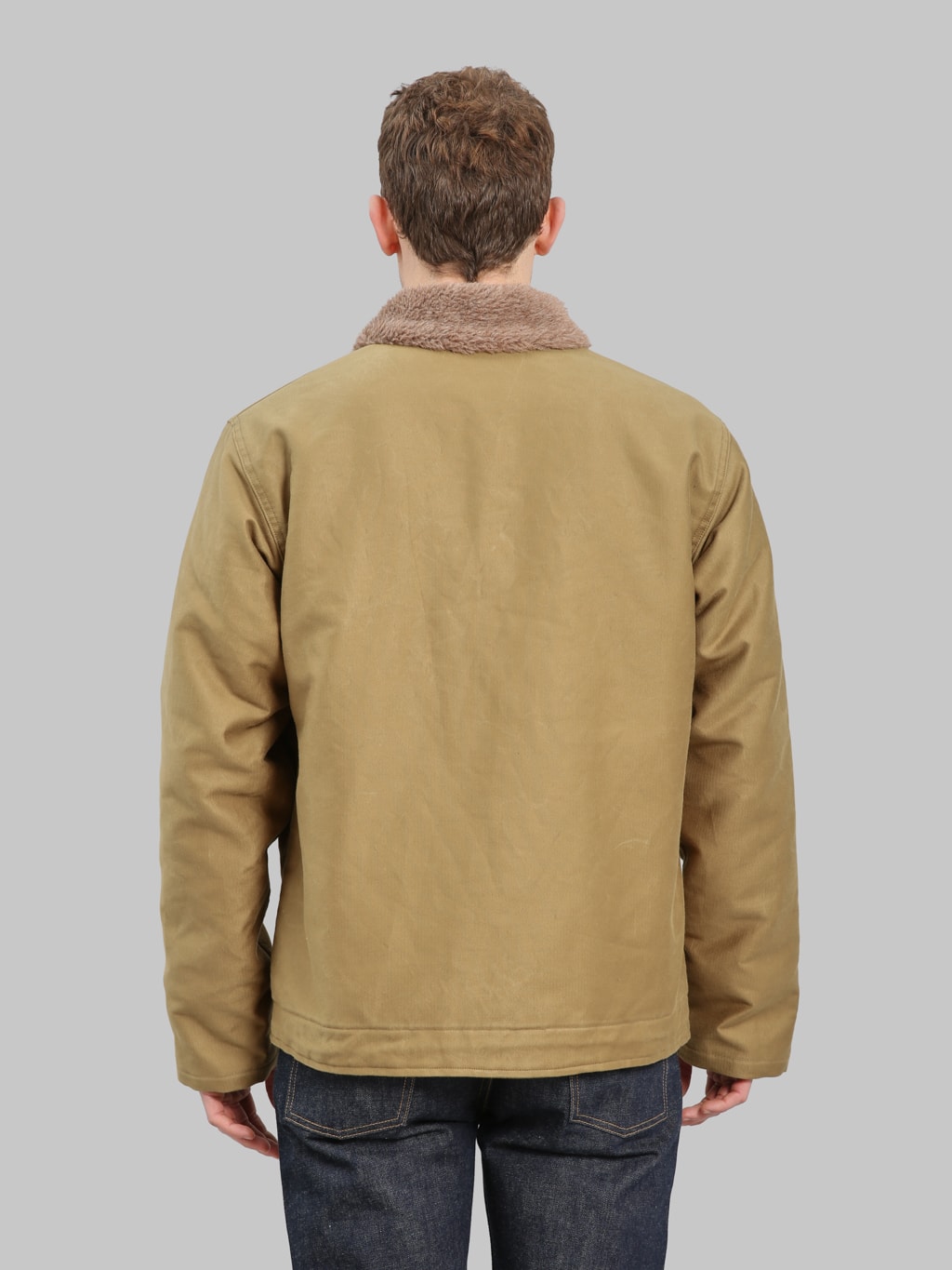 Buzz Rickson's BR15345 N-1 "Navy Department Demotex-Ed " Jacket Khaki - Redcast Heritage Co.