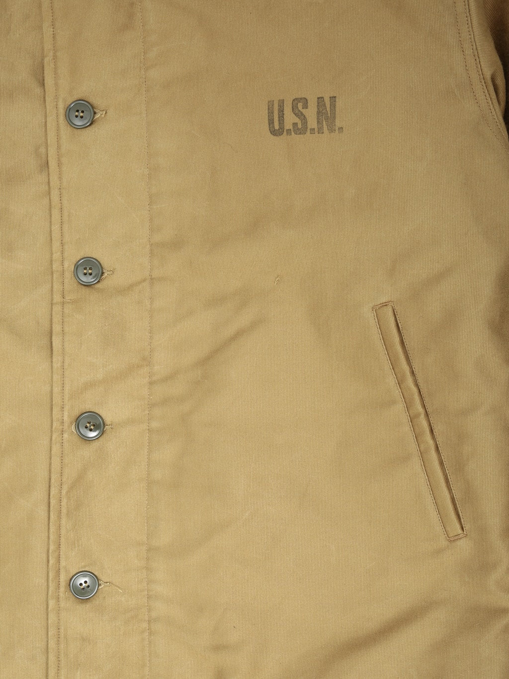 Buzz Rickson's BR15345 N-1 "Navy Department Demotex-Ed " Jacket Khaki - Redcast Heritage Co.