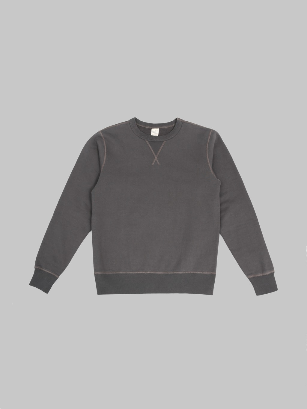 Buzz Ricksons BR65622 Set In Crewneck Sweatshirt Black  front