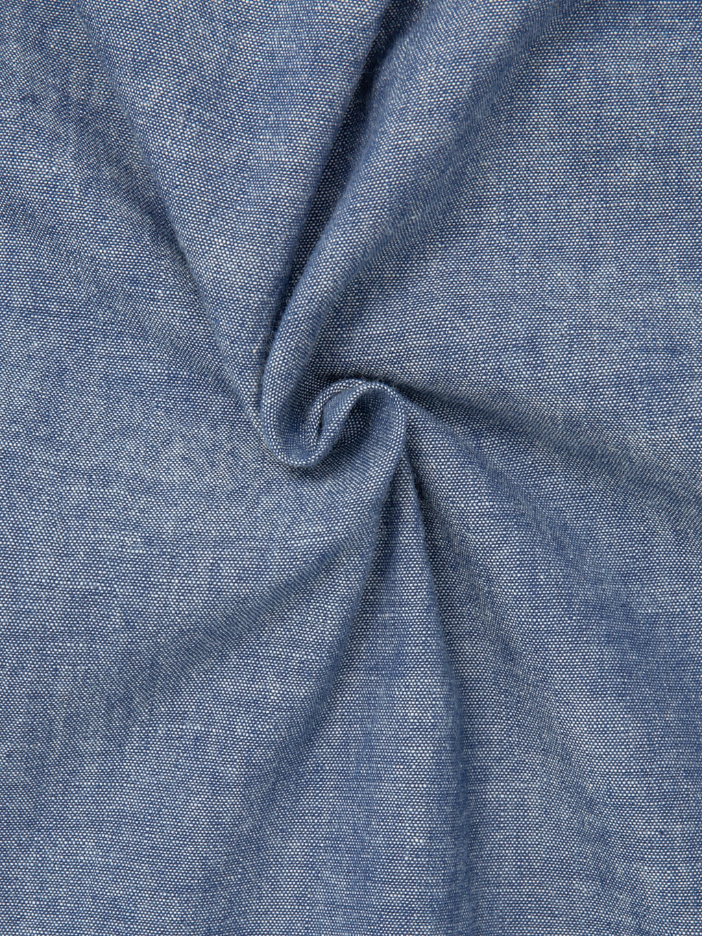 buzz ricksons blue chambray work shirt indigo selvedge fabric