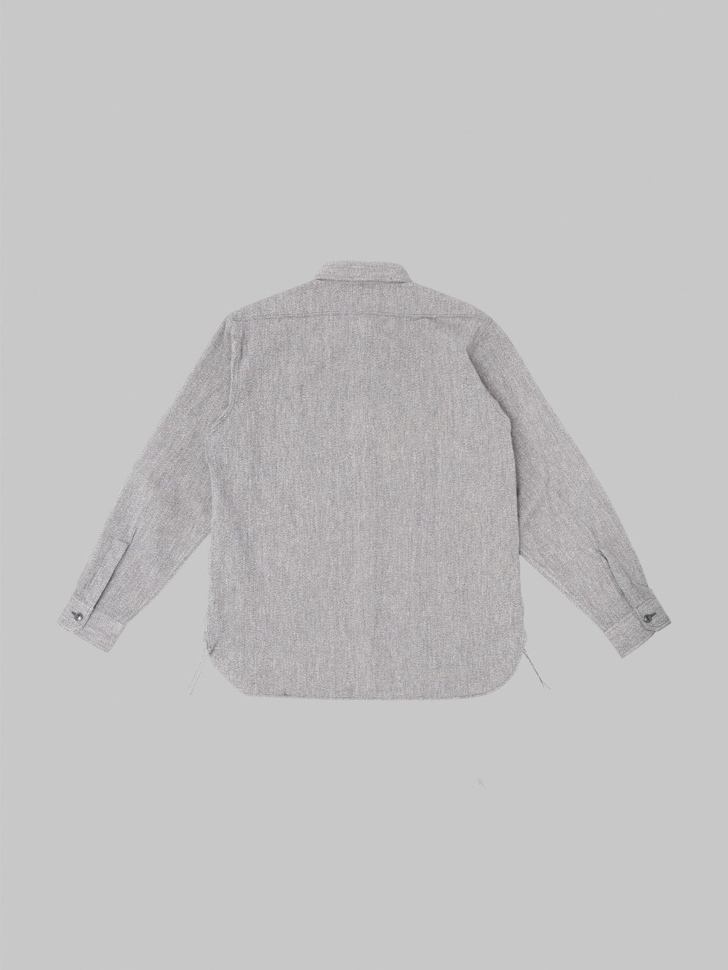 Buzz Ricksons BR26082 Cotton Covert Work Shirt Black back