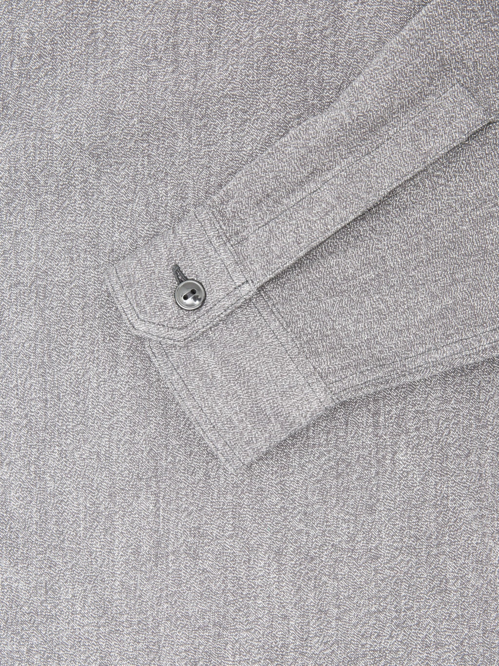 Buzz Ricksons BR26082 Cotton Covert Work Shirt Black cuff closeup