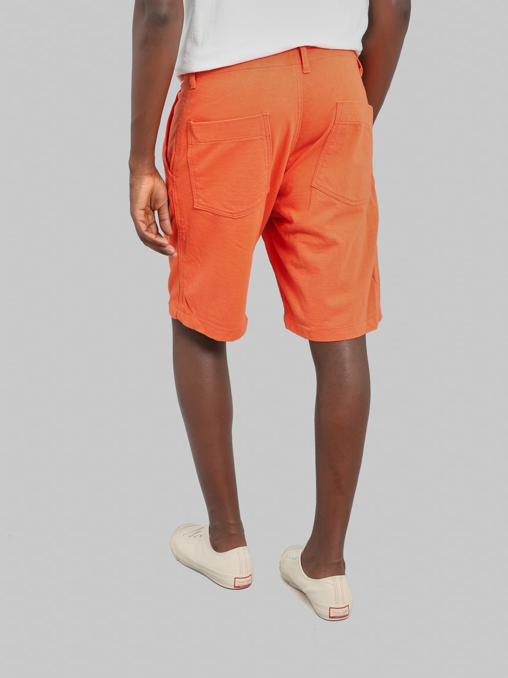 Deluxeware DX100J 12.5oz Hard Knit Shorts Texas Orange