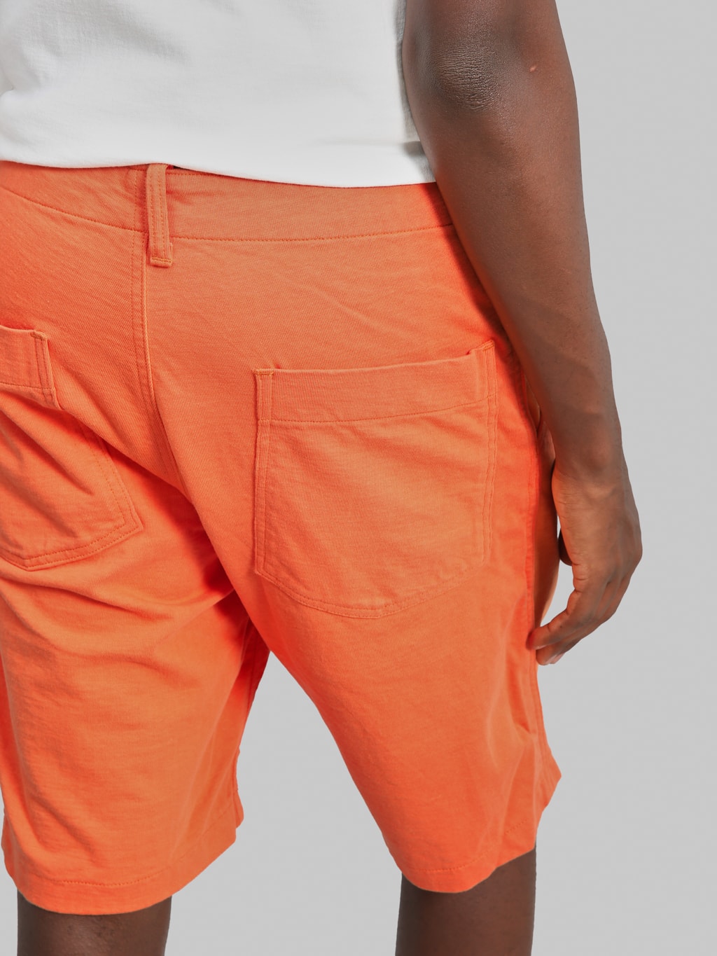 Deluxeware DX100J 12.5oz Hard Knit Shorts Texas Orange