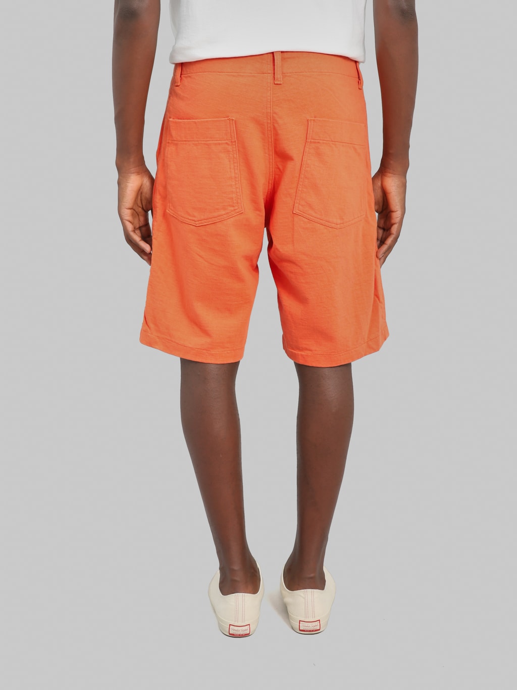 Deluxeware DX100J 12.5oz Hard Knit Shorts Texas Orange